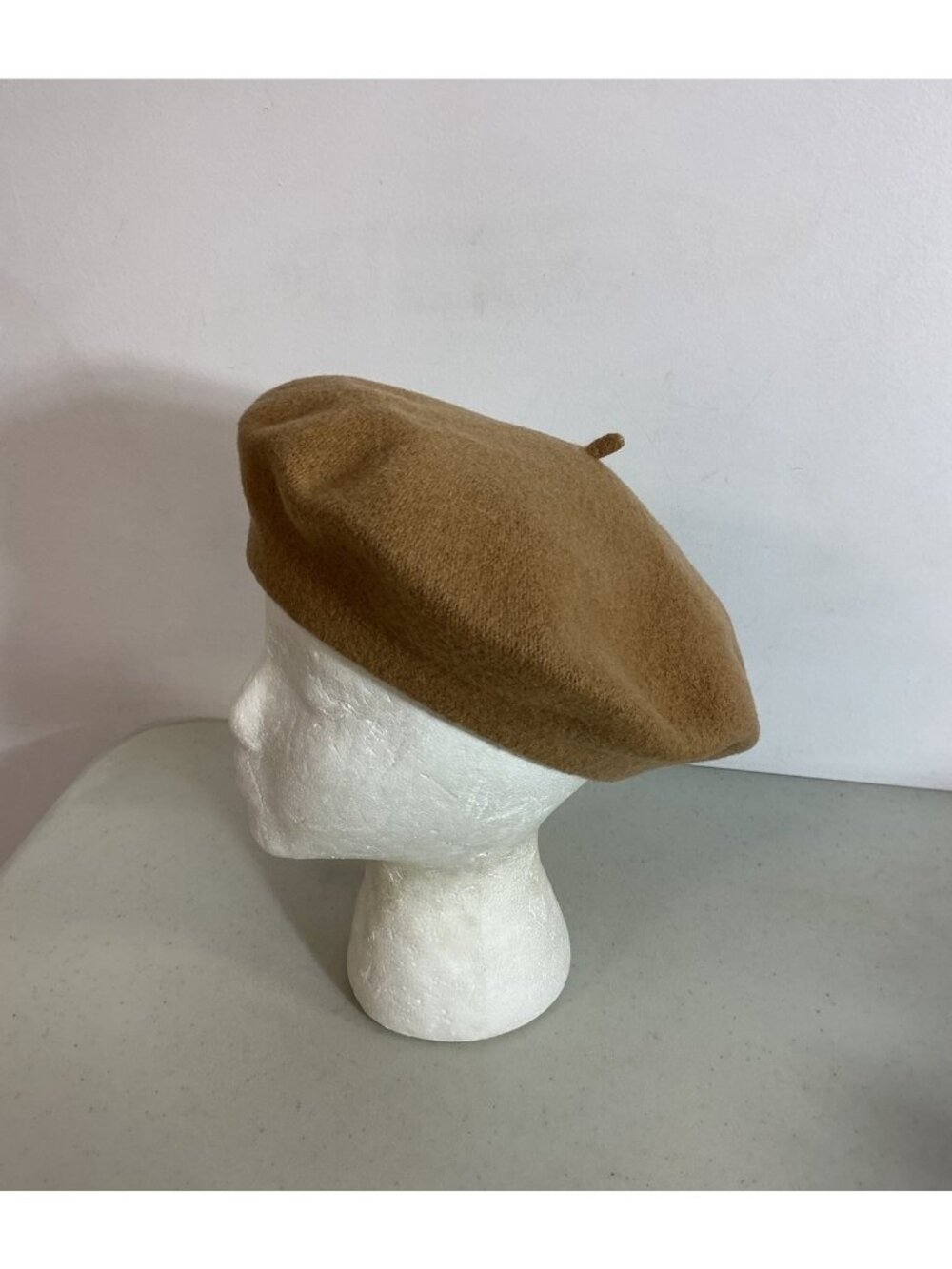 Beret Basque Camel Wool Beret Hat Made in France